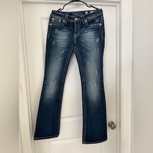 Miss Me Dark Blue Flare Jeans
